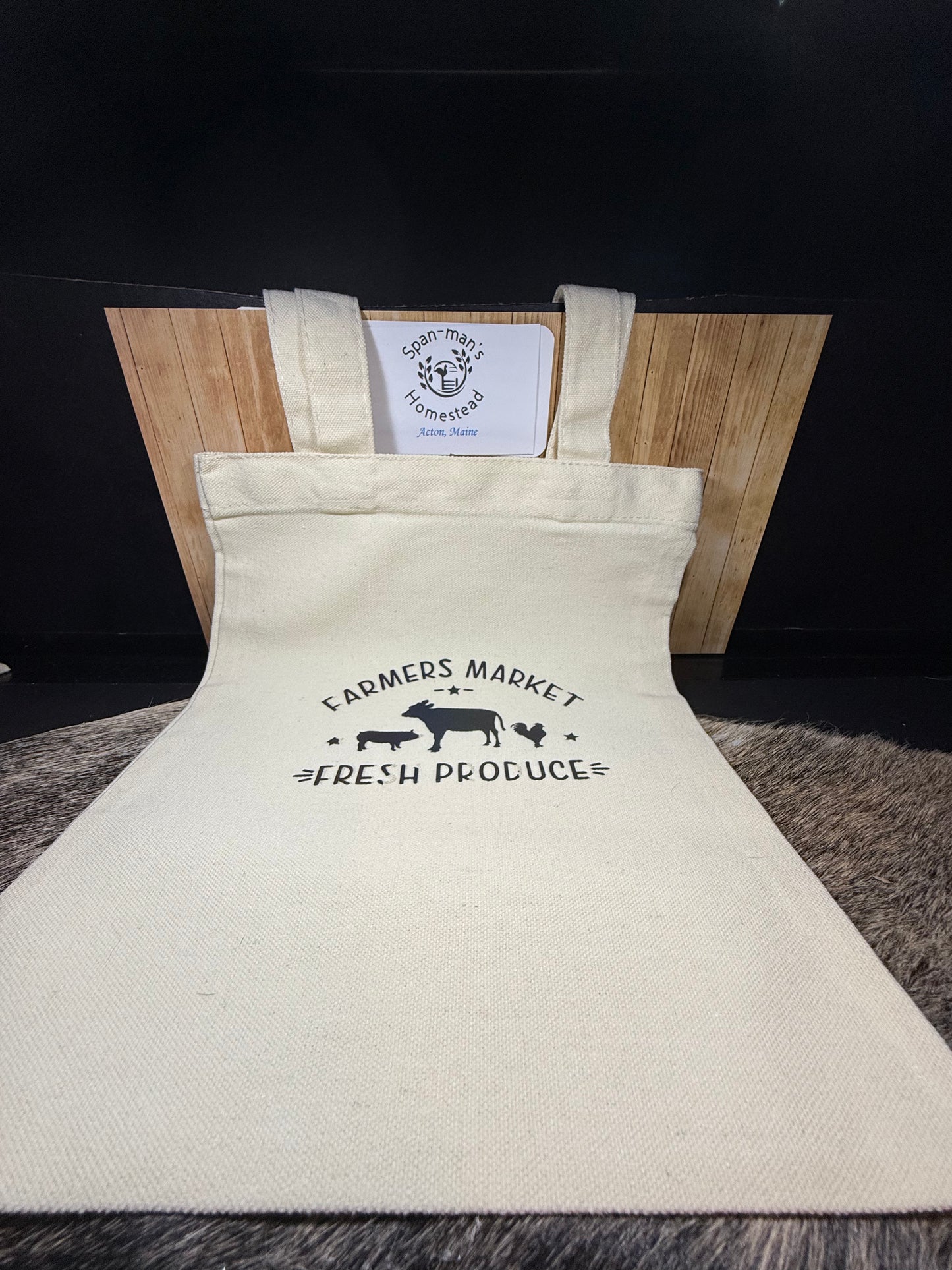 Fun Farmers Market Canvas Bag