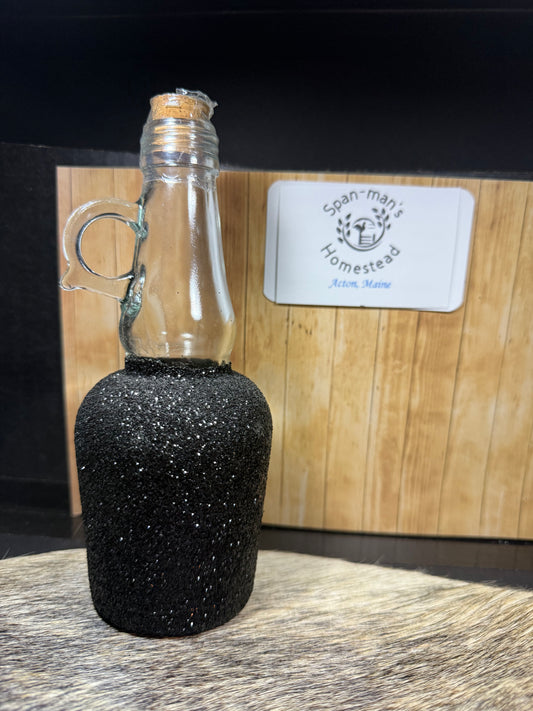 Black Glitter Oil Dispenser