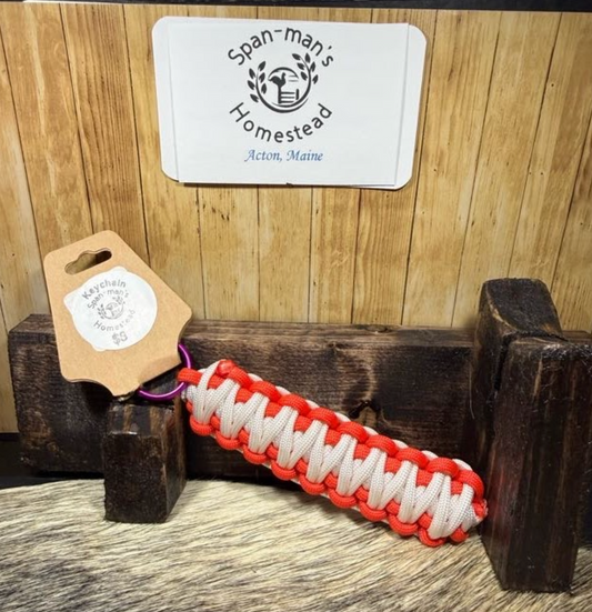 Double Layer Paracord Keychain