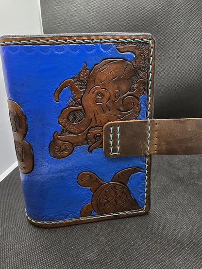 Premium Custom Leather Padfolio – Handmade Full-Grain Organizer with Personalization