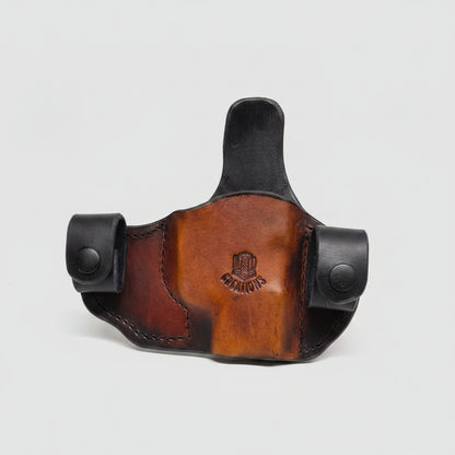 IWB and OWB hybrid holster.